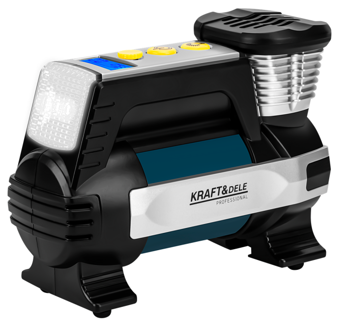 Compresor auto 12V 35 Lmin 6.9 bari cablu 3m lanterna LED afisaj LCD (KD3442) [5]