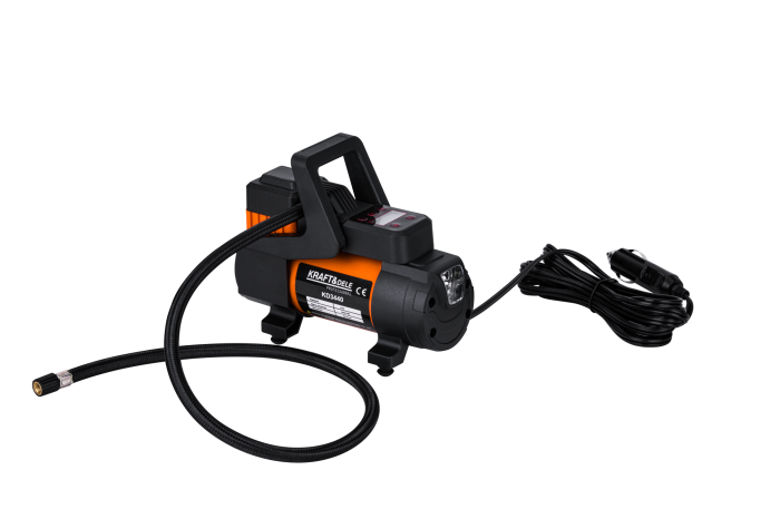 Compresor auto 12V 45 Lmin lanterna LED afisaj LCD (KD3440) [5]