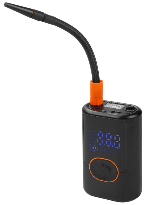 Compresor auto 3 in 1 cu acumulator, lanterna, baterie externa, 5000 mAh, 0.3-10 bar, 30 l /min (KD5500) [4]