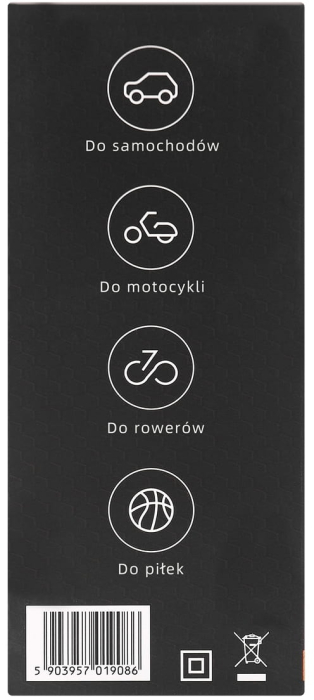 Compresor auto 3 in 1 cu acumulator, lanterna, baterie externa, 7800 mAh 0.3-10 bar, 30 l/min, (KD5497) [17]