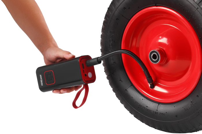 Compresor auto 3 in 1 cu acumulator, lanterna, baterie externa, 7800 mAh 0.3-10 bar, 30 l/min, (KD5497) [12]