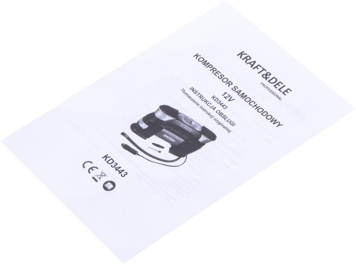 Compresor auto metalic 7 bar 250W cu accesorii si geanta (KD3443) [10]