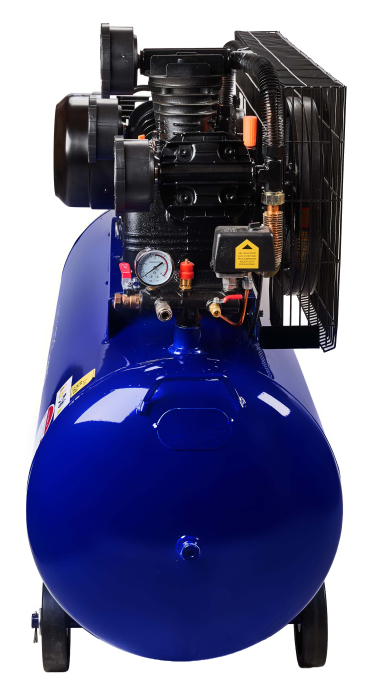 Compresor cu ulei 300L, 3 pistoane, 9.6 kW, 1460 l/min, 9 bar, 400V, transmisie curea (KD4057) [17]