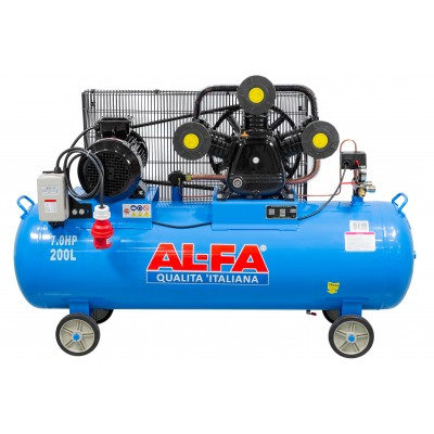 Compresor aer de ulei 200L cu motor 5,2 kW debit 910 l/min presiune 8 bar alimentare 400V 2850 rpm (ALC-200-3) [6]