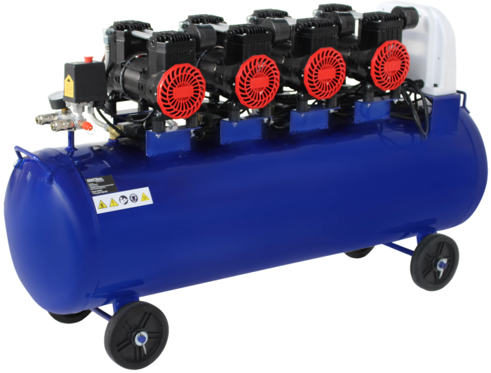 Compresor fara ulei 120L 4 pistoane 400V 7kW 8 bar (KD4095) [7]