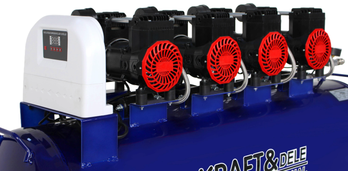 Compresor fara ulei 120L 4 pistoane 400V 7kW 8 bar (KD4095) [8]