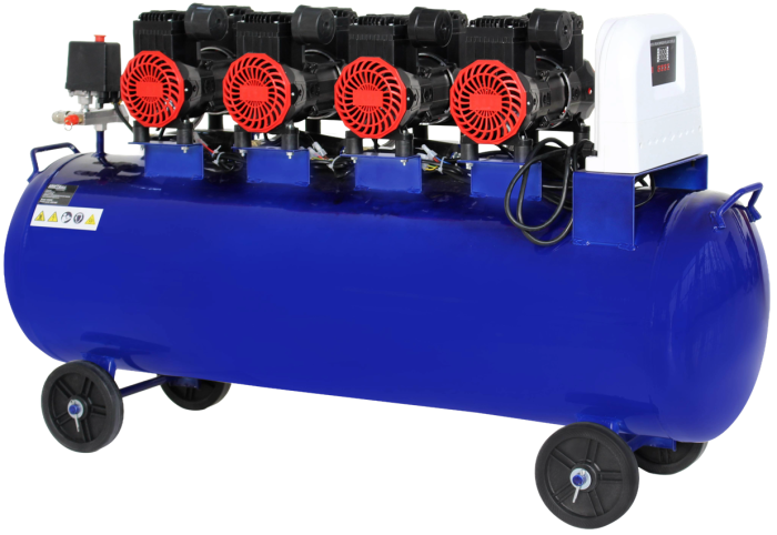 Compresor fara ulei 120L 4 pistoane 400V 7kW 8 bar (KD4095) [6]