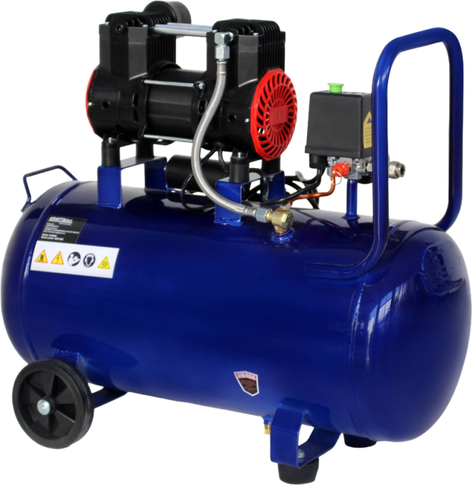 Compresor fara ulei 50L, 1500W, 230V, 8 bar, 290 l/min, nivel redus zgomot (KD4092) [2]