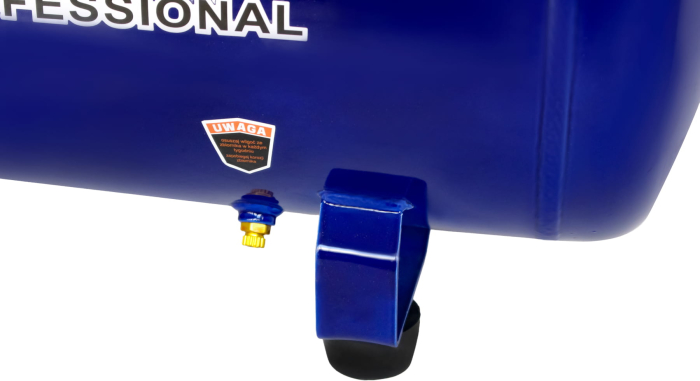 Compresor fara ulei 50L, 3000W, 475 l/min, 2800 rpm, cu reductor presiune si manometru (KD4093) [9]