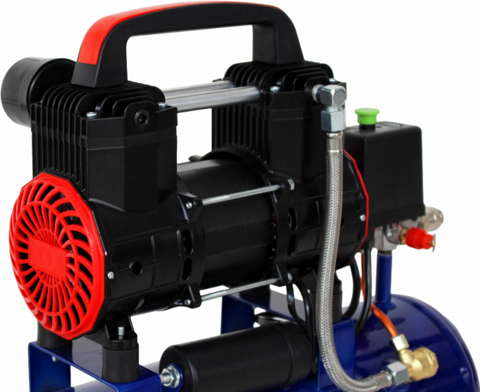 Compresor fara ulei 9L, 1200W, 230V, 220 l/min, compact si portabil (KD4090) [9]
