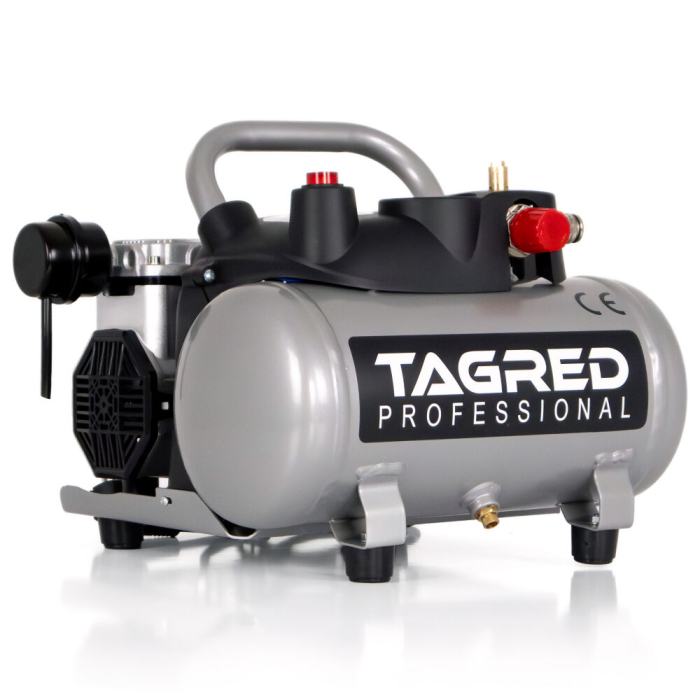 Compresor fara ulei cu doua pistoane 6l 1100w 230v 8 bar (TA380) [3]