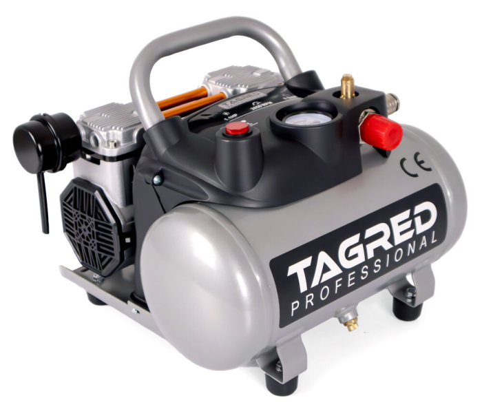 Compresor fara ulei cu doua pistoane 6l 1100w 230v 8 bar (TA380) [6]