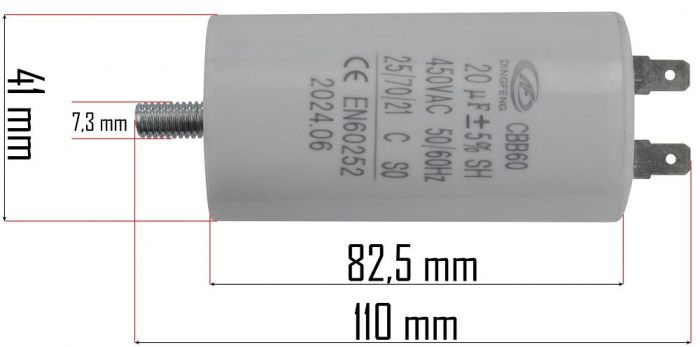 Condensator compresor 24 25 50L (PM-KO-24T-KN) [2]