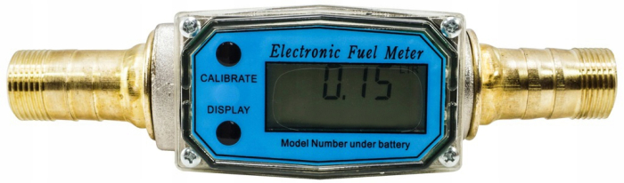 Contor electronic debit lichide 100L/min, conexiune 1 inch, carcasa aluminiu (V80213) [9]