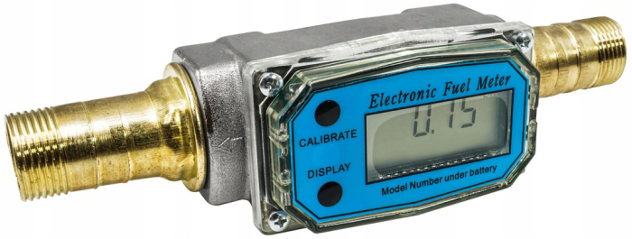 Contor electronic debit lichide 100L/min, conexiune 1 inch, carcasa aluminiu (V80213) [10]