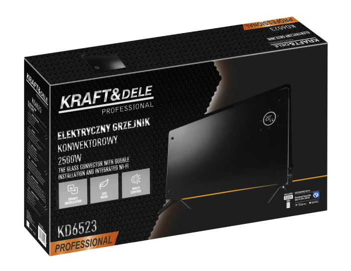 Convector electric 2500W cu WiFi si termostat pentru incalzire (KD6523) [14]