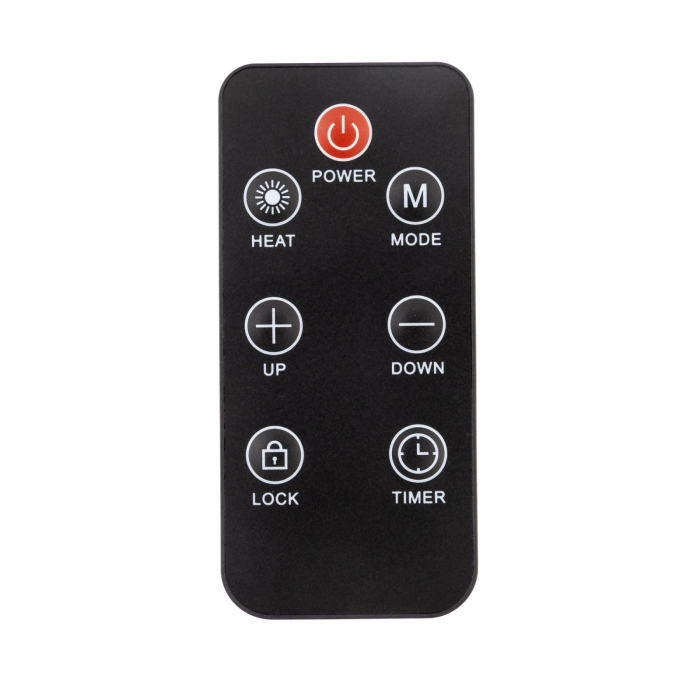 Convector panou sticla de peretepodea cu display si telecomanda 2000 W BH09G-BL (EFT-16199) [2]