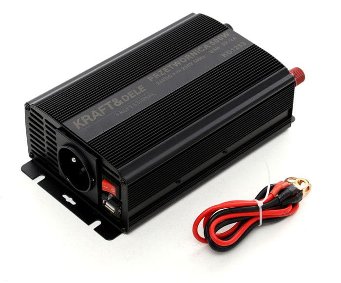 Convertor invertor de tensiune USB 350W - 700W 12V (KD1251) [9]