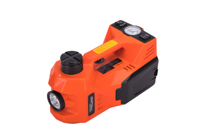 Cric auto hidraulic 12V 5T + pistol electric 350Nm + chei pentru roti  (KD1368) [7]