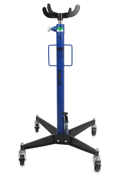 Cric cutie viteze hidraulic 0.5T 1100-1800 mm cu roti si pompa picior (M80415) [5]