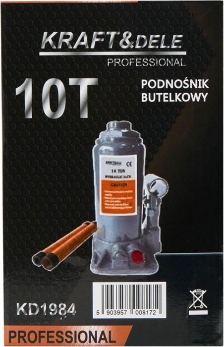 Cric hidraulic 10Tone cilindru ridicare auto (KD1984) [2]