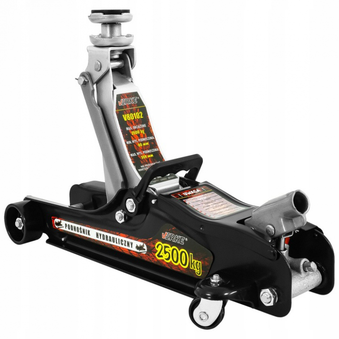 Cric hidraulic 2.5T 80-360mm talie joasa + set 2 suporti auto 3T (2.5T(+)+3T-2) [3]