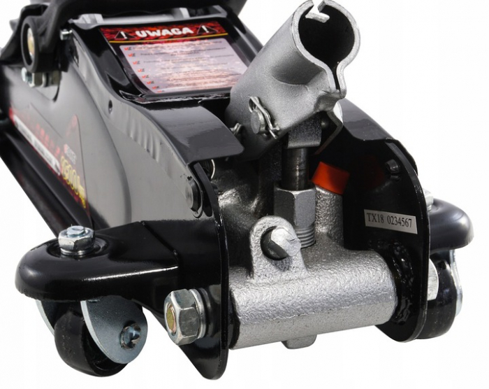 Cric hidraulic 2.5T 80-360mm talie joasa + set 2 suporti auto 3T (2.5T(+)+3T) [4]