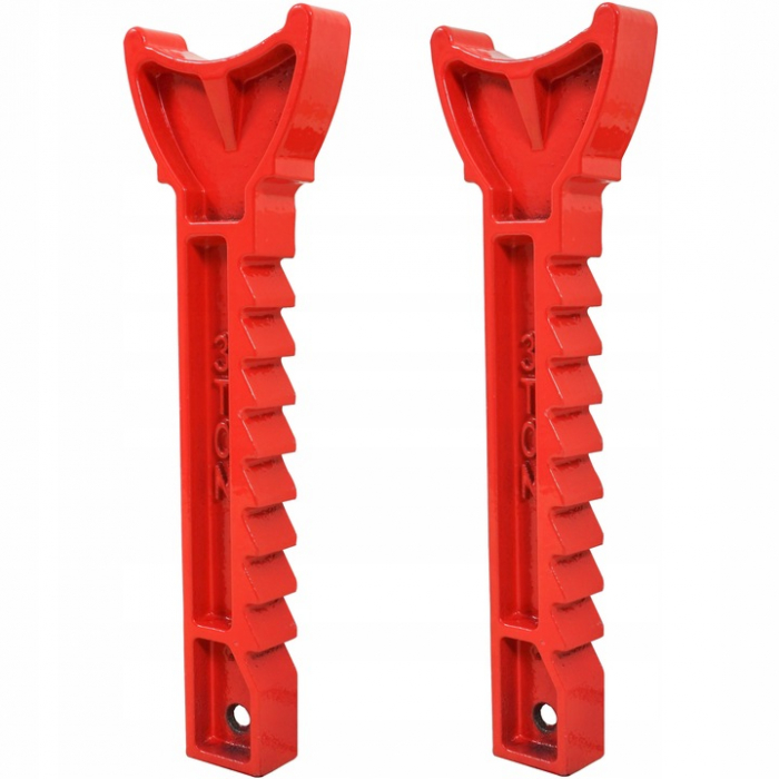 Cric hidraulic 2.5T 80-360mm talie joasa + set 2 suporti auto 3T (2.5T(+)+3T-2) [8]