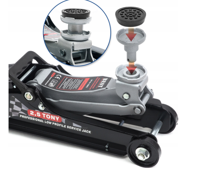 Cric hidraulic 2.5Tone 80-360mm tip crocodil ridicare auto (S10663/G) [8]