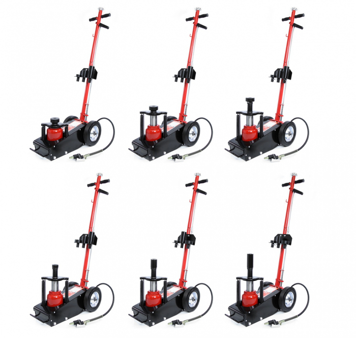Cric hidraulic 22 Tone 245-535mm camion tir utilaje cu actionare pneumatica (M80392-2) [11]