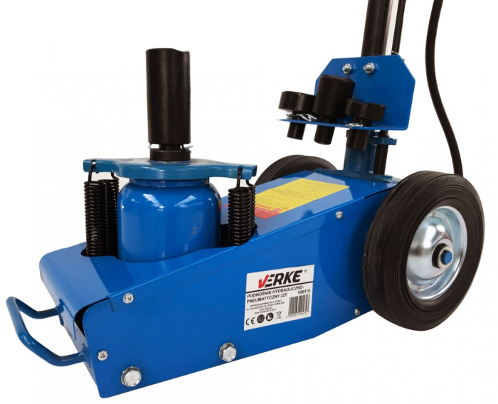 Cric hidraulic 22 Tone 245-535mm camion tir utilaje cu actionare pneumatica hidro-pneumatic (V80115) [6]