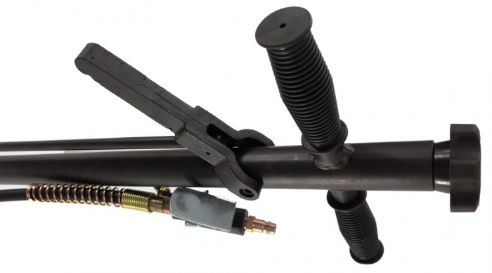Cric hidraulic 22 Tone 245-535mm camion tir utilaje cu actionare pneumatica hidro-pneumatic (V80115) [4]