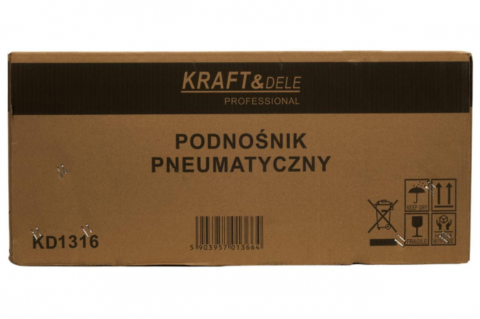 Cric hidraulic 22 Tone 70-650mm camion tir utilaje cu actionare pneumatica (KD1316) [28]