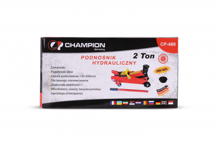 Cric hidraulic 2Tone tip crocodil ridicare auto 130-295mm (CP-480) [8]