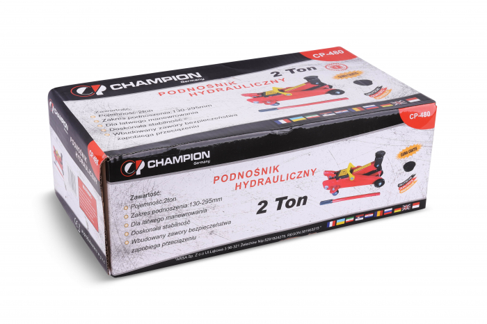 Cric hidraulic 2Tone tip crocodil ridicare auto 130-295mm (CP-480) [9]