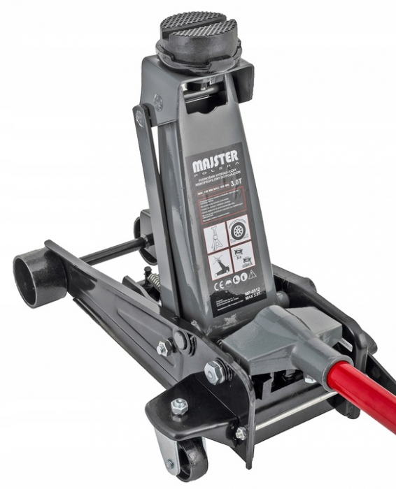 Cric hidraulic 3 Tone 135-495 mm cu pedala tip crocodil ridicare auto (MP0512) [7]