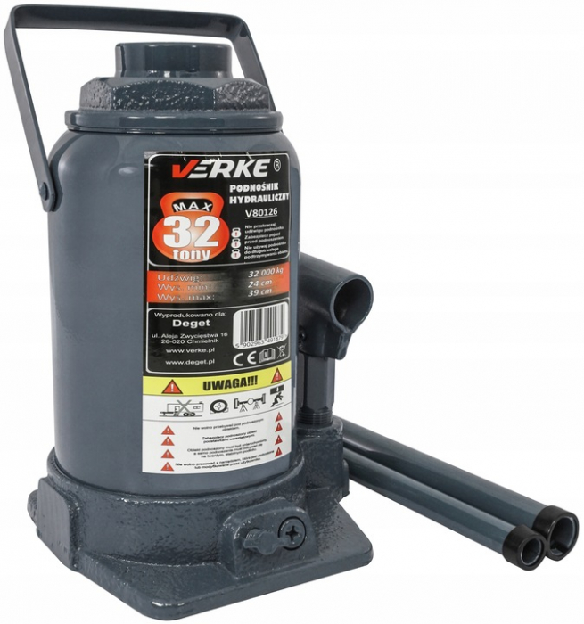 Cric hidraulic 32Tone cilindru ridicare auto (V80126) [4]