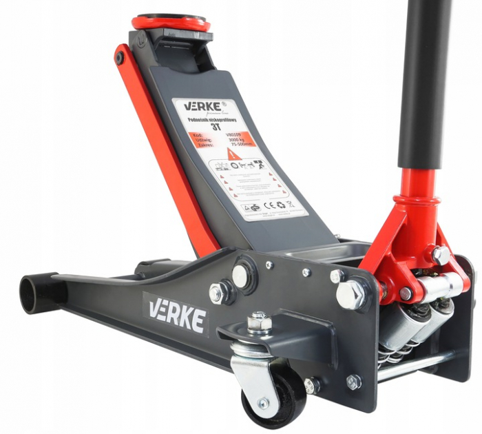 Cric hidraulic 3Tone profesional 75-500mm talie joasa pompa dubla 2 cilindri tip crocodil ridicare auto (V80109) [7]