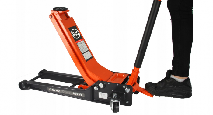 Cric hidraulic 4Tone profesional 95-550mm talie joasa pompa dubla 2 cilindri tip crocodil ridicare auto (M80236) [10]