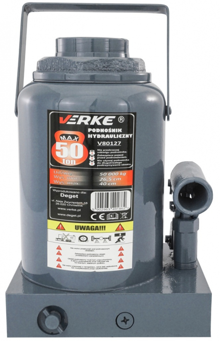 Cric hidraulic 50Tone cilindru ridicare auto (V80127) [5]