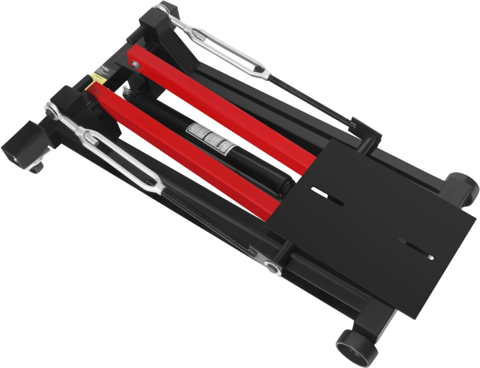 Cric hidraulic cutie viteze 2T, inaltime 225-900 mm, reglaj unghi placa, 4 roti (KD12683) [6]