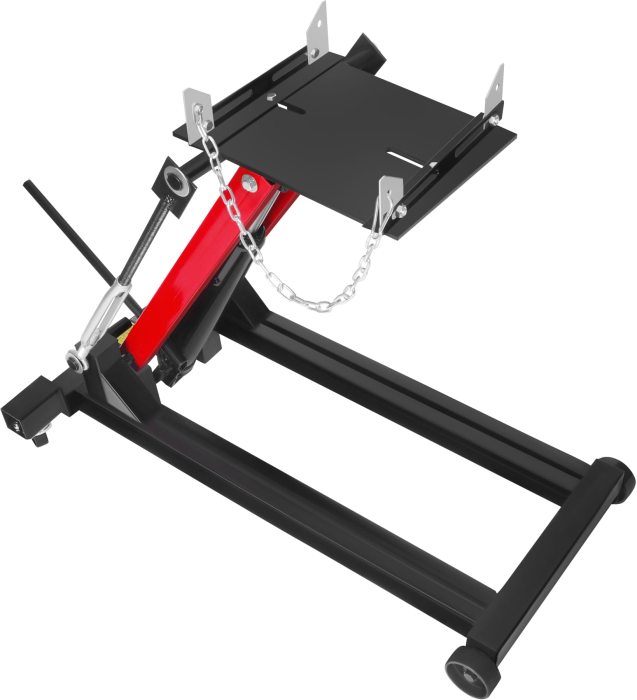 Cric hidraulic cutie viteze 2T, inaltime 225-900 mm, reglaj unghi placa, 4 roti (KD12683) [7]