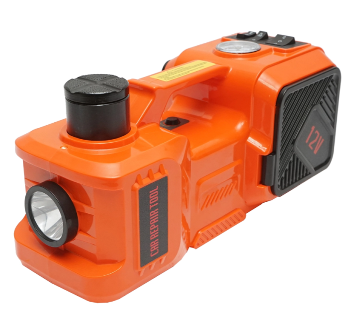 Cric hidraulic electric 5T, compresor aer si cheie de impact 12V DISMM42 (BK78924) [5]