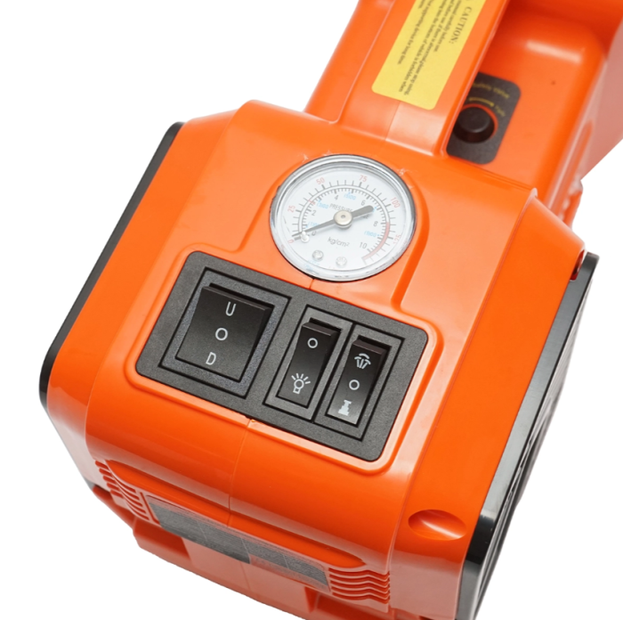 Cric hidraulic electric 5T, compresor aer si cheie de impact 12V DISMM42 (BK78924) [9]