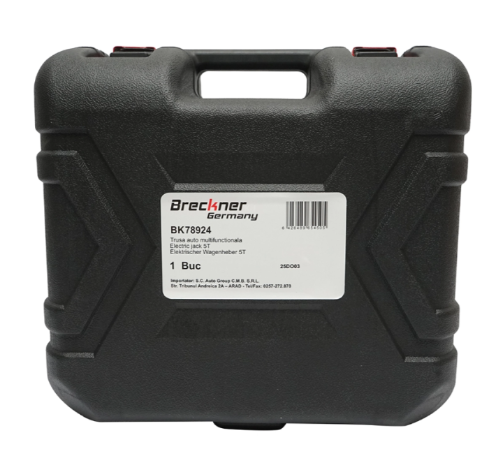 Cric hidraulic electric 5T, compresor aer si cheie de impact 12V DISMM42 (BK78924) [11]