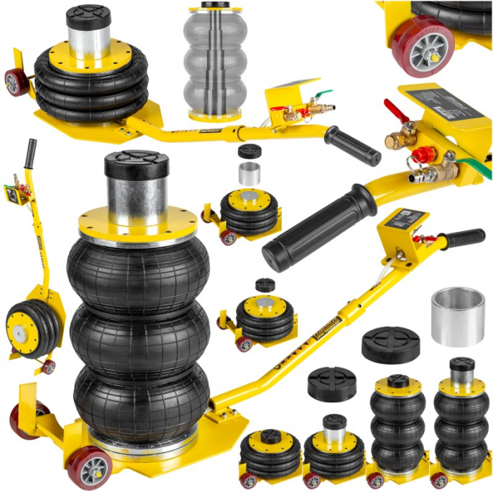 Cric pneumatic 3.5 Tone cu extensie inaltator profesional cu pernă de aer pentru vulcanizare 15-48cm Aspp3.5t (1054) [13]