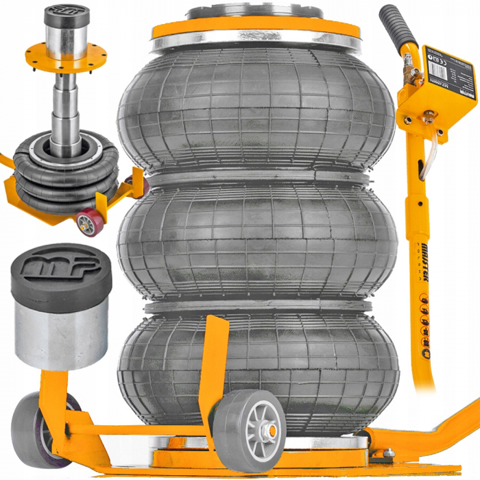 Cric pneumatic 3.5 Tone cu extensie inaltator profesional cu pernă de aer pentru vulcanizare 15-50cm (MP0500N-GR/CXSD14-35A) [3]