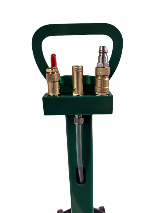 Cric pneumatic 3.5 Tone cu maner reglabil profesional cu pernă de aer pentru vulcanizare 15-40cm (S12071G) [4]