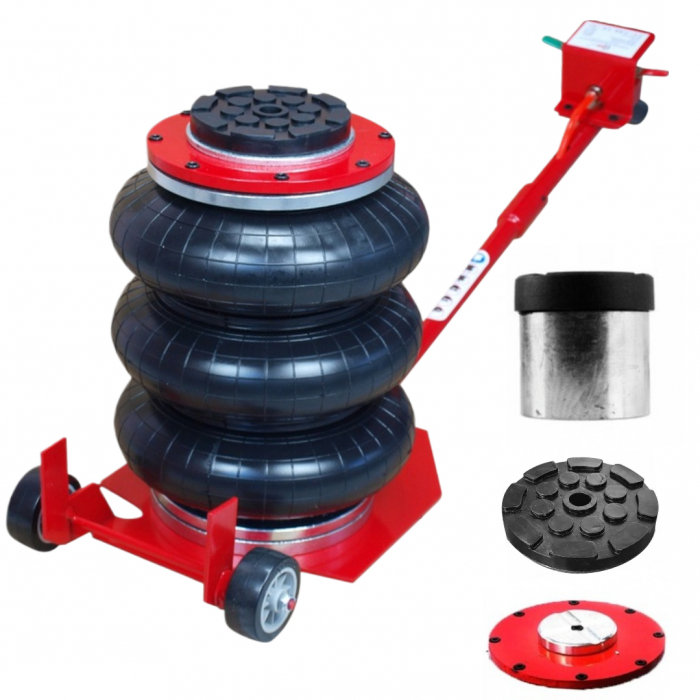 Cric pneumatic 3.5 Tone profesional cu inaltator pernă de aer pentru vulcanizare 14-50cm (3.5TAIRH) [1]