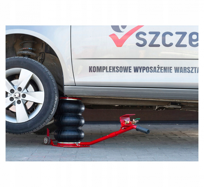 Cric pneumatic 3.5 Tone profesional cu pernă de aer pentru vulcanizare 14-40cm (LS-220) [5]